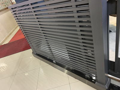 戶外鋁格柵百葉窗 現(xiàn)代建筑的藝術(shù)與功能融合